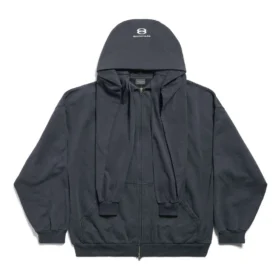 Unity Sports Icon Incognito Zip-up Hoodie Oversized „Schwarz“ 794030TQVB24372