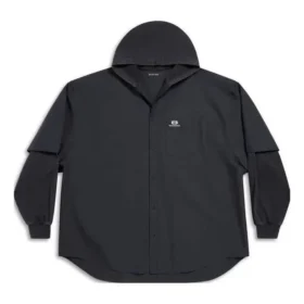 Unity Sports Icon Shirt mit Aufnähern, Large-Passform „Schwarz“ 768771TNM601000