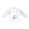 Upside Down Langarm-T-Shirt „Weiß“ 698155TMVC99000