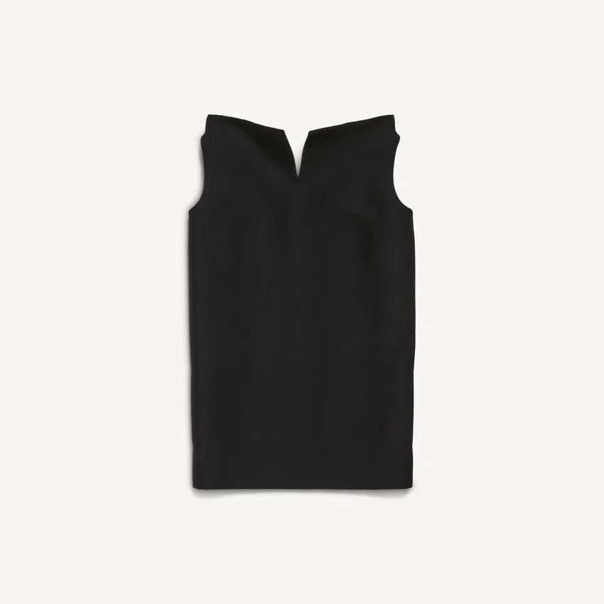 Vareuse-Kleid für Damen in Schwarz Vareuse-Kleid für Damen in Schwarz