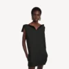 Vareuse-Kleid für Damen in Schwarz Vareuse-Kleid für Damen in Schwarz