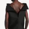 Vareuse-Kleid für Damen in Schwarz Vareuse-Kleid für Damen in Schwarz