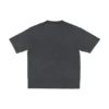 Varsity-Logo-T-Shirt mit kurzen Ärmeln „Washed Black“ 612966TMV981000