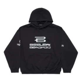 Von KI generierter Hoodie „Black White“ 767877TQVF99034