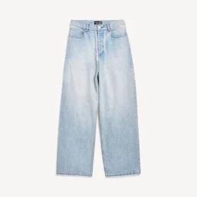 Weite Hose in Hellblau