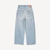 Weite Hose in Hellblau