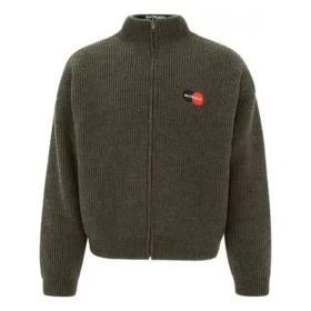 Wendbare Fleece-Jacke mit Reißverschluss „Grün“ 625931T15712863