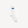 „Wet Brush“-Socken für Herren in Weiß/Blau „Wet Brush“-Socken für Herren in Weiß/Blau