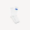„Wet Brush“-Socken für Herren in Weiß/Blau „Wet Brush“-Socken für Herren in Weiß/Blau