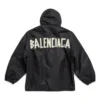 Windjacke mit Kapuze im Tape Type „Black“ 738762TLO251000