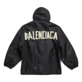Windjacke mit Kapuze im Tape Type „Black“ 738762TLO251000