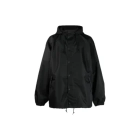 Windjacke mit Kapuze im Tape Type „Black“ 738762TLO251000