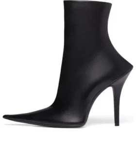 Witch 110-mm-Stiefeletten „Black Sheepskin“ 747603WBCW01000