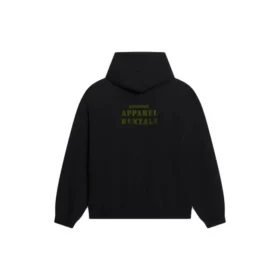 Worldwide Logo Popover-Hoodie „Black Yellow“ 674986TLVA71361