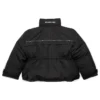 Wrap-Parka-Jacke „Schwarz“ 751715TNO191000
