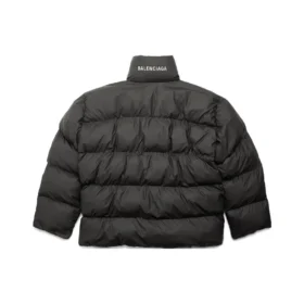 Wrap-Pufferjacke „Schwarz“ 751717TOO411000