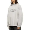 XXXL Oversized-Hoodie zum Überziehen „Off White“ 713677TNVD99784