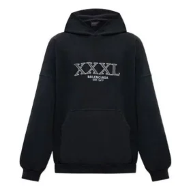 XXXL Oversized-Hoodie zum Überziehen „Schwarz-Weiß“ 713677TNVD91070 XXXL Oversized-Hoodie zum Überziehen „Schwarz-Weiß“ 713677TNVD91070